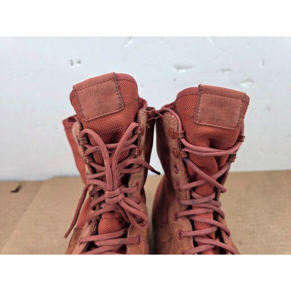 Nike SF Air Force 1 High Boots Shoes Mens Size 11 Dusty Peach Suede Red main image 3